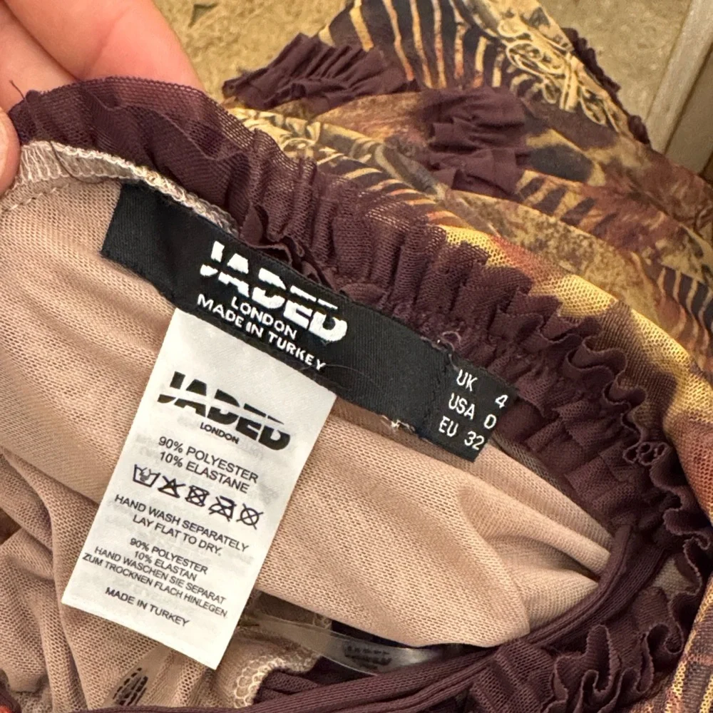 Jaded London Animal Print Maxi Dress - Picture 5 of 5